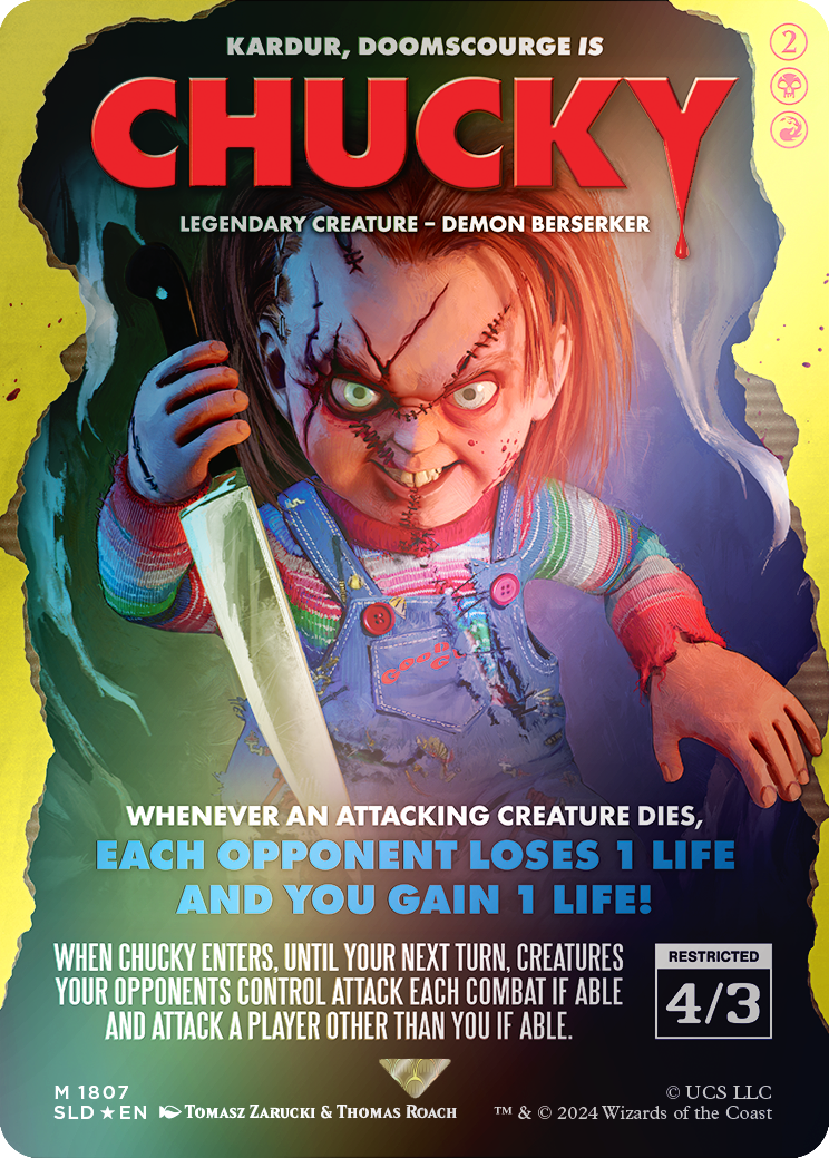 Magic the Gathering: Secret Lair x Chucky: Traditional Foil (English)