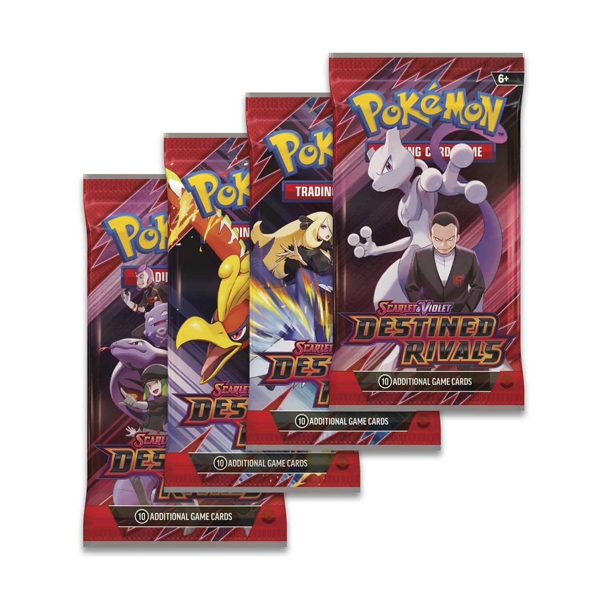 Pokemon: Scarlet & Violet: Destined Rivals: Sealed Booster Pack x4: Art Set (English)