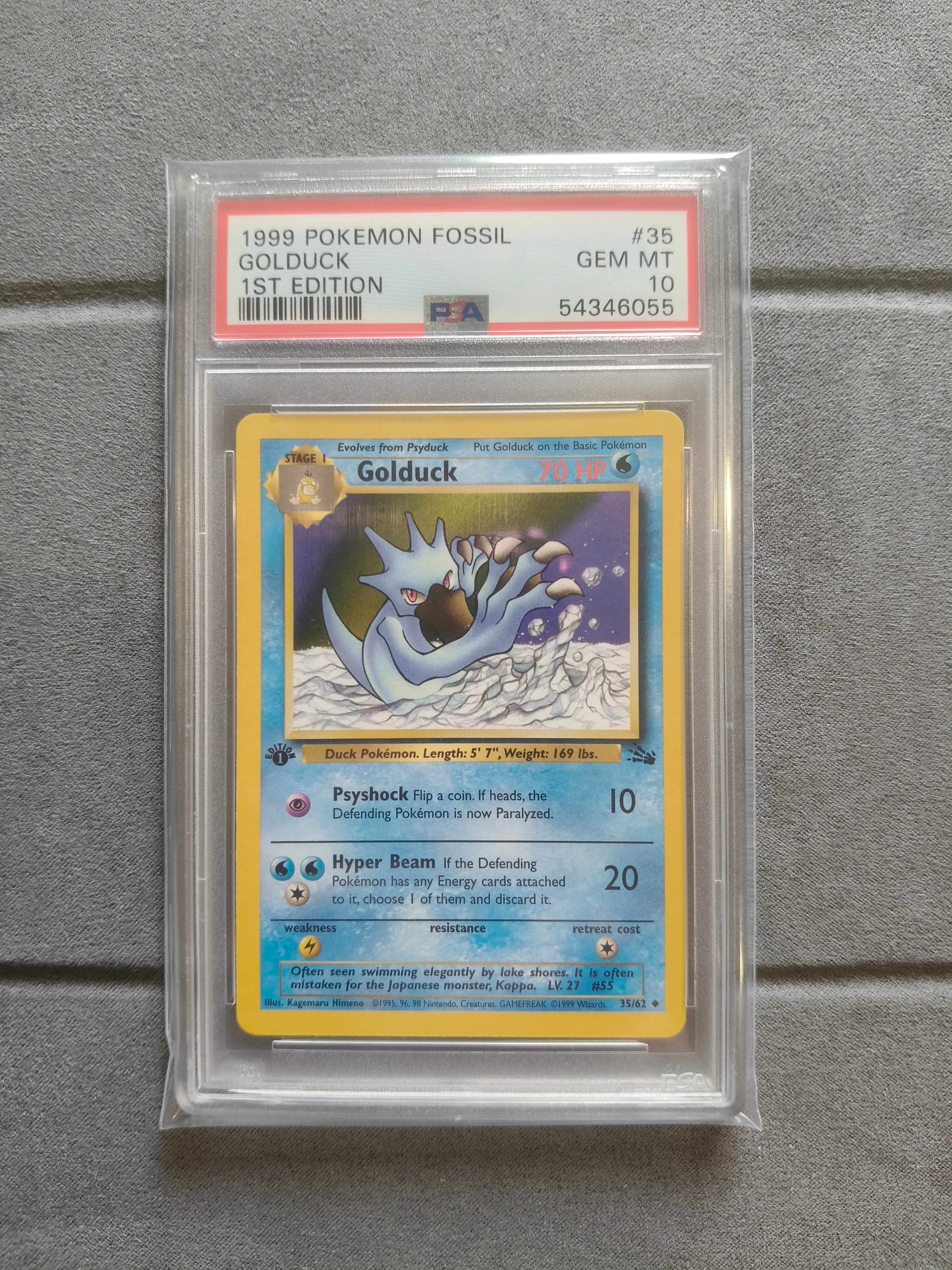 Pokémon GOLDUCK 35/62 Fossil - Played Pokémon GOLDUCK 35/62 Fossil - Played