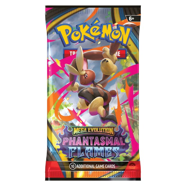 Pokemon: Scarlet & Violet: Mega Evolution - Phantasmal Flames: Sealed Booster Pack (English)