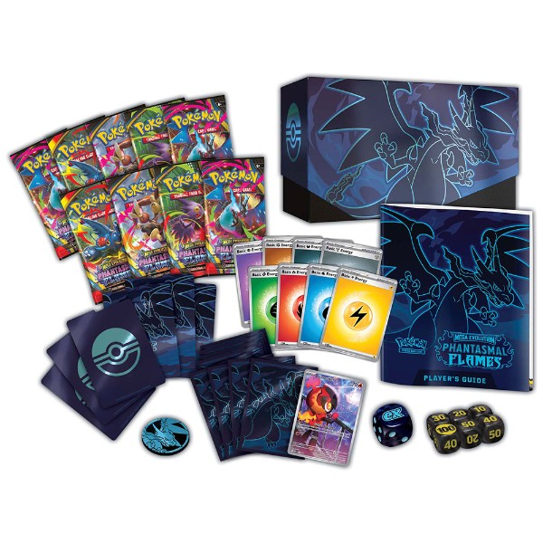 Pokémon: Scarlet & Violet: Mega Evolution - Phantasmal Flames: Sealed Elite Trainer Box (English)