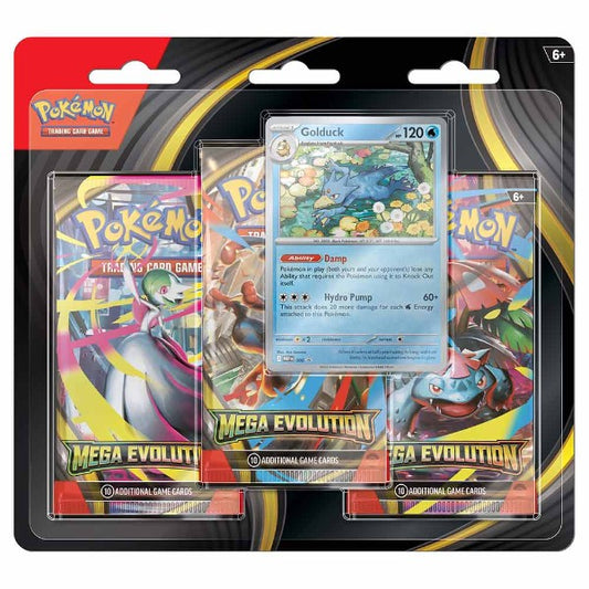 Pokemon: Scarlet & Violet: Mega Evolution: Sealed 3 Booster Pack (English)