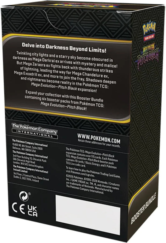 Pokémon: Mega Evolution: Pitch Black: Sealed Booster Bundle (English)