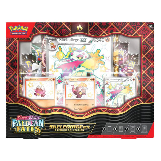 Pokémon: Scarlet & Violet: Paldean Fates: Sealed Skeledirge EX Premium Collection (English)