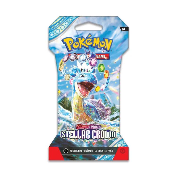 Pokemon: Scarlet & Violet: Stellar Crown: Sleeved Sealed Booster Pack (English)