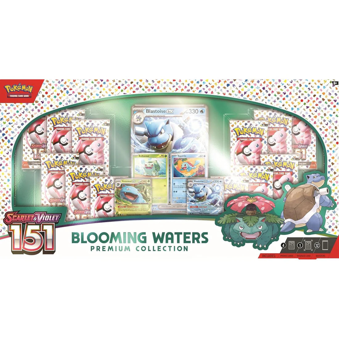 Pokémon: Scarlet & Violet: 151: Sealed Blooming Waters Premium Collection (English)