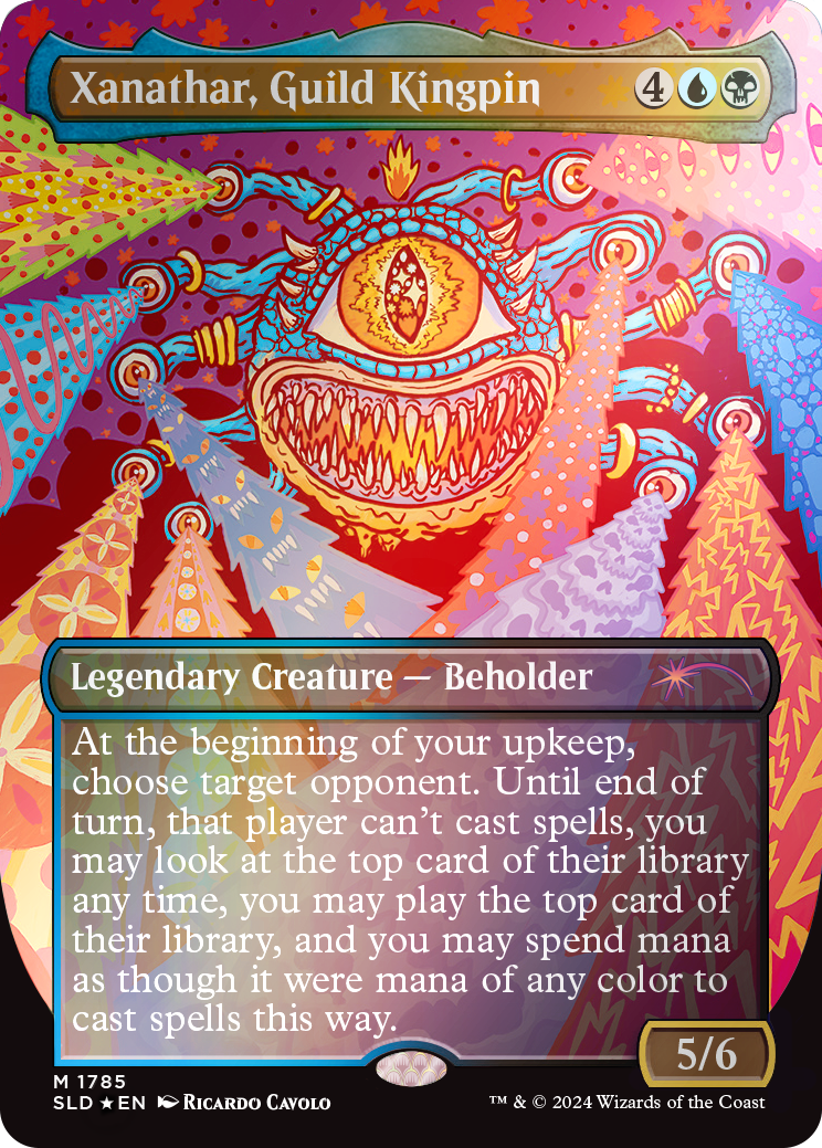 Magic the Gathering: Secret Lair x Dungeons & Dragons: Death is in the Eyes of the Beholder I: Rainbow Foil (English)