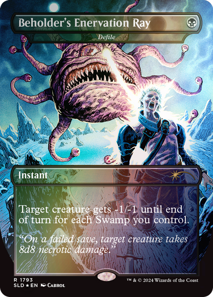Magic the Gathering: Secret Lair x Dungeons & Dragons: Death is in the Eyes of the Beholder II: Rainbow Foil (English)