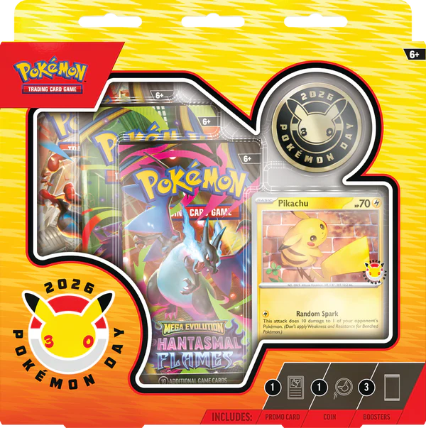 Pokémon: Mega Evolution: Sealed Pokemon Day 2026 Collection (English)