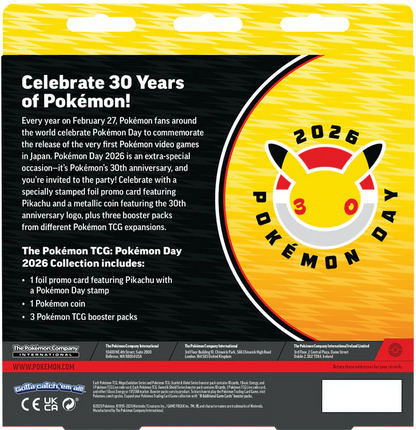 Pokémon: Mega Evolution: Sealed Pokemon Day 2026 Collection (English)