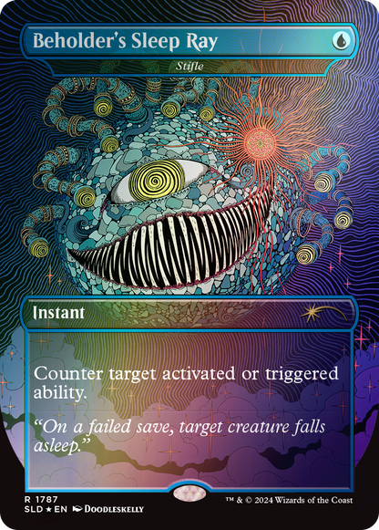 Magic the Gathering: Secret Lair x Dungeons & Dragons: Death is in the Eyes of the Beholder I: Rainbow Foil (English)