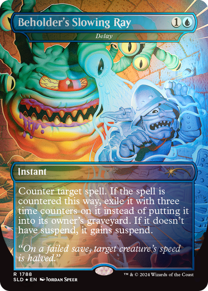 Magic the Gathering: Secret Lair x Dungeons & Dragons: Death is in the Eyes of the Beholder I: Rainbow Foil (English)