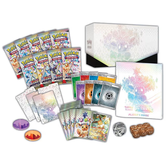 Pokémon: Scarlet & Violet: Prismatic Evolutions: Sealed Elite Trainer Box (English)