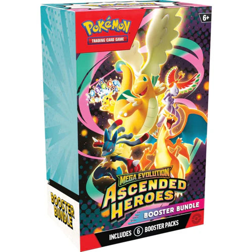 Pokémon: Mega Evolution: Ascended Heroes: Sealed Booster Bundle (English)