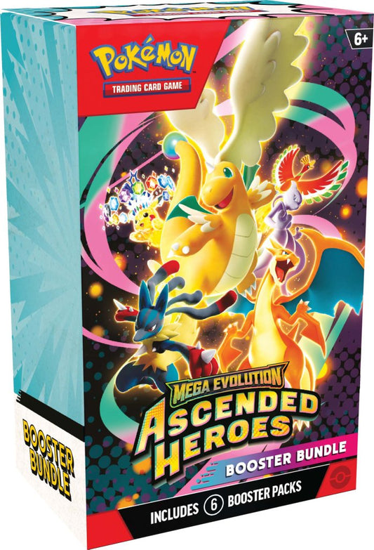 Pokémon: Mega Evolution: Ascended Heroes: Sealed Booster Bundle (English)
