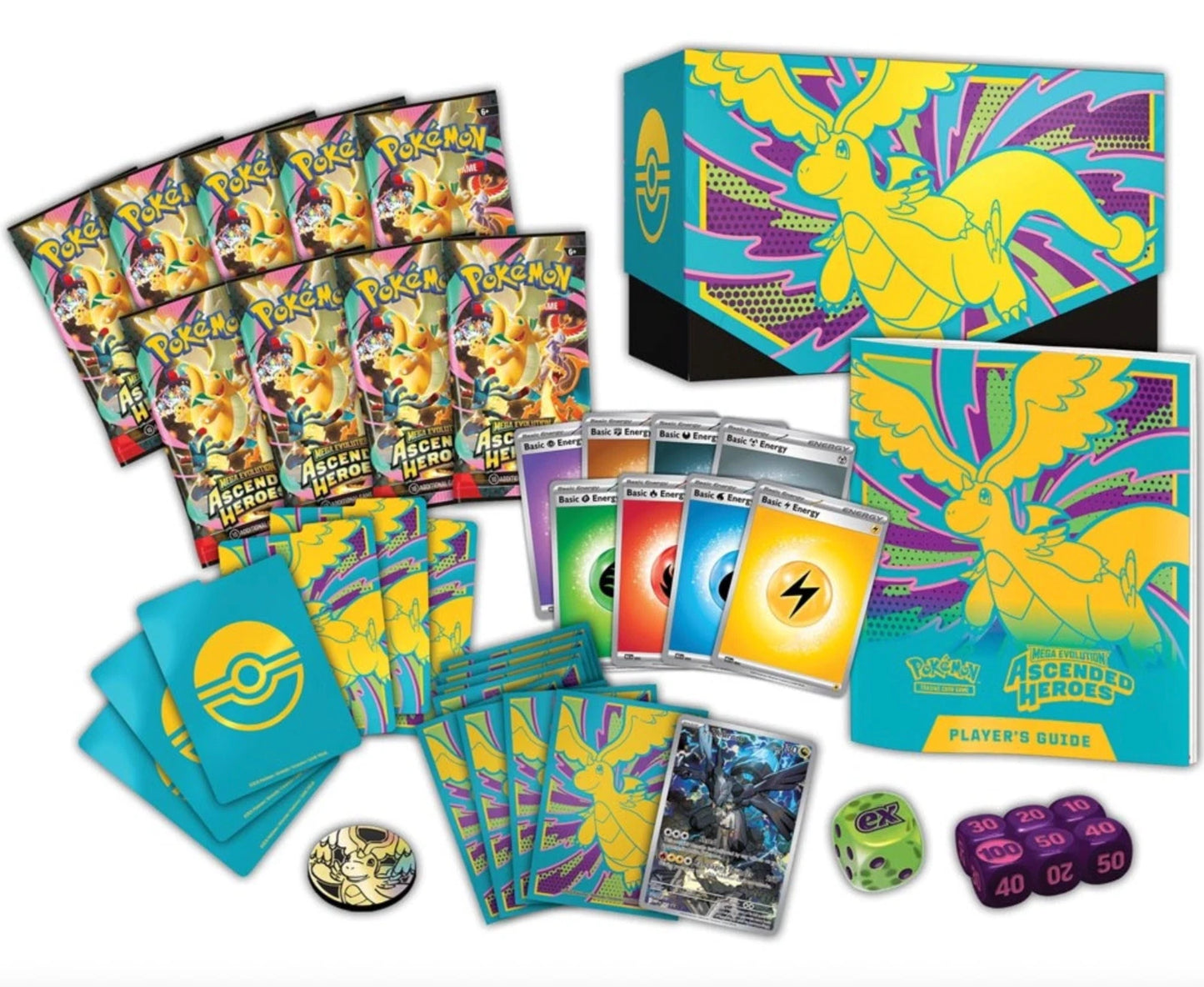 Pokémon: Mega Evolution: Ascended Heroes: Sealed Elite Trainer Box (English)