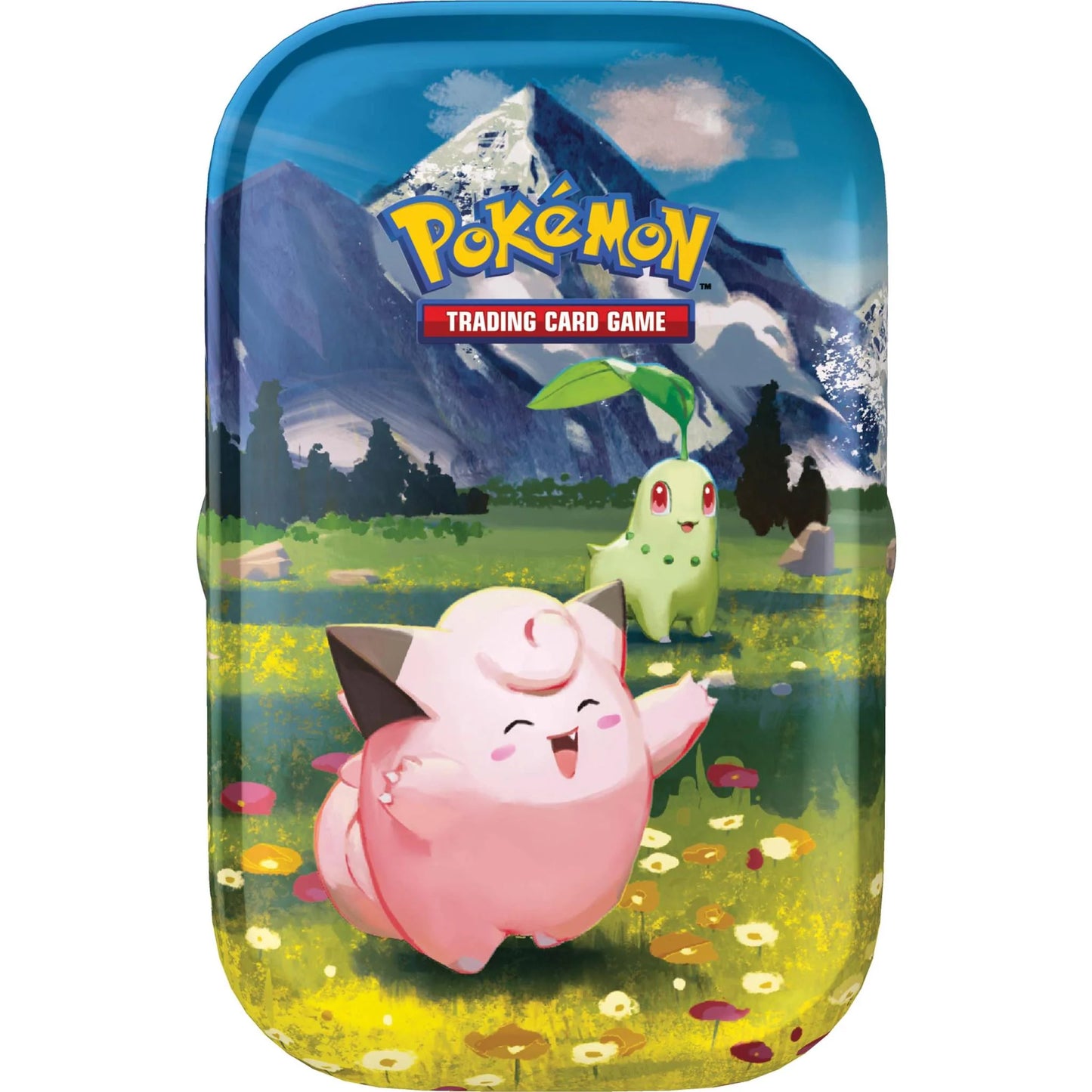 Pokémon: Mega Evolution: Ascended Heroes: Mini Tin: Clefairy & Chikorita Art (English)