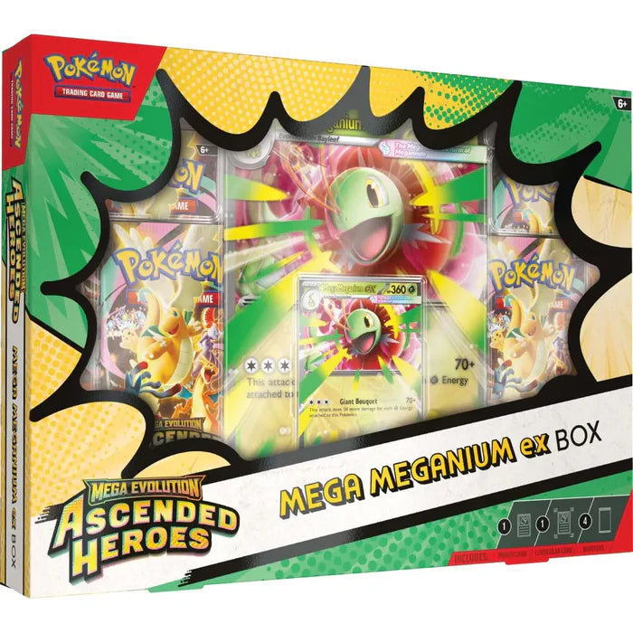 Pokemon: Mega Evolution: Ascended Heroes: Sealed Mega Meganium ex Collection (English)