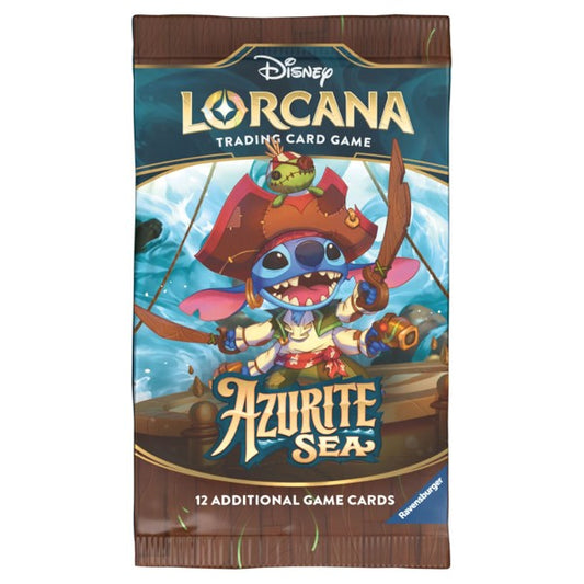 Disney Lorcana: Azurite Sea: Sealed Booster Pack (English)