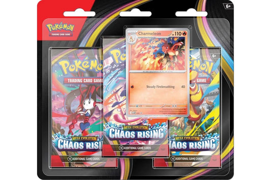 Pokemon: Mega Evolution: Chaos Rising: Sealed 3 Booster Pack (English)