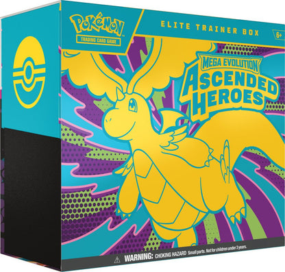 Pokémon: Mega Evolution: Ascended Heroes: Sealed Elite Trainer Box (English)