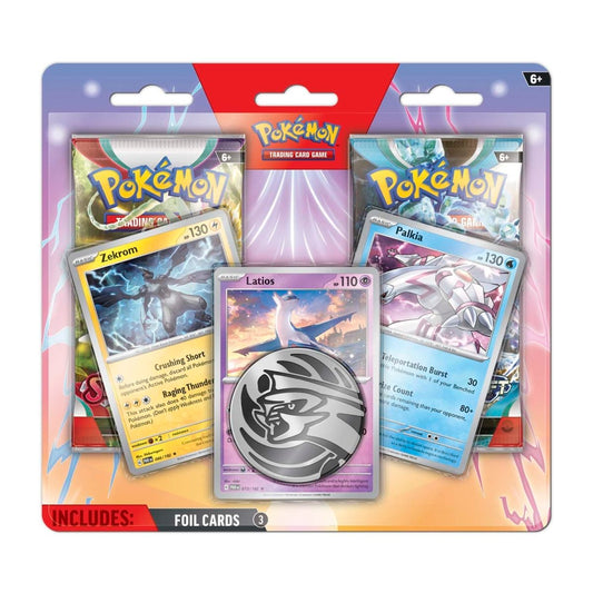 Pokemon: Scarlet & Violet: Sealed Enhanced 2 Booster Pack: Zekrom, Latios, Palkia (English)