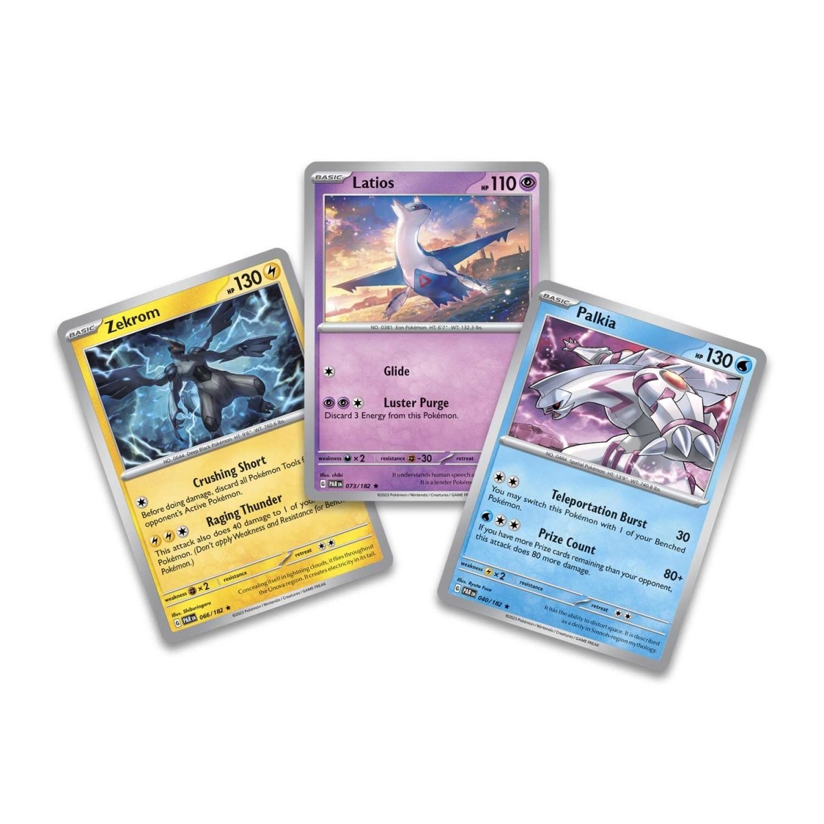 Pokemon: Scarlet & Violet: Sealed Enhanced 2 Booster Pack: Zekrom, Latios, Palkia (English)