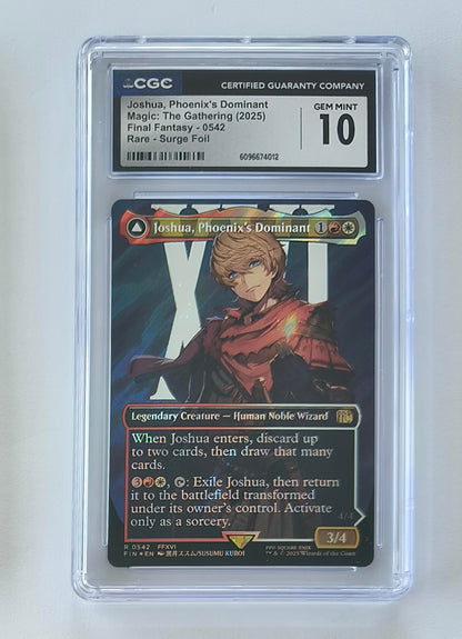 Magic the Gathering: Joshua, Phoenix's Dominant (Surge Foil): FIN0542: CGC Gem Mint 10 (English)