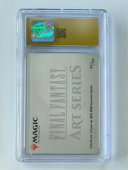 Magic the Gathering: Nibelheim Aflame (Art Series / Gold Stamped): 35/53: CGC Pristine 10 (English)