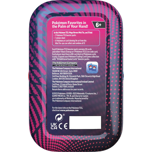 Pokémon: Scarlet & Violet: Mega Evolution: Mini Tin (English)