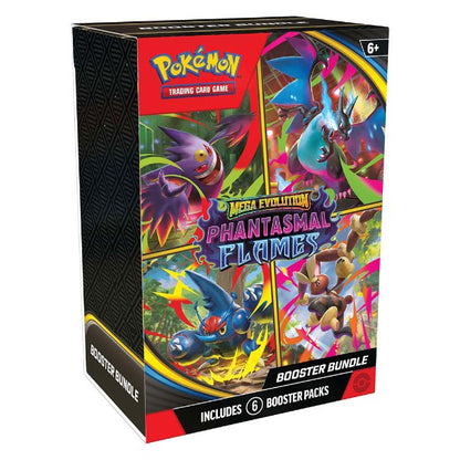 Pokémon: Scarlet & Violet: Mega Evolution - Phantasmal Flames: Sealed Booster Bundle (English)