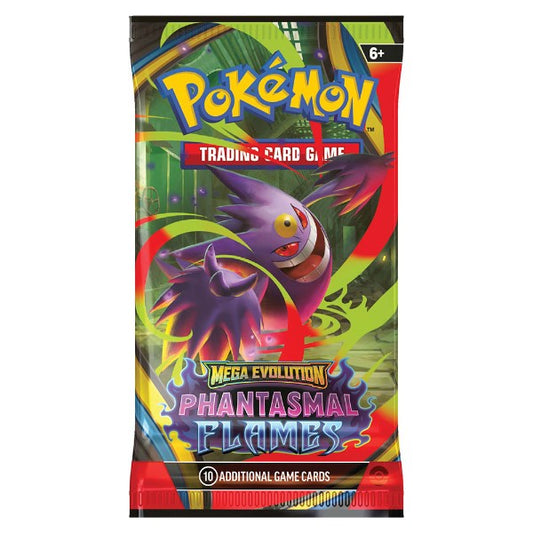 Pokemon: Scarlet & Violet: Mega Evolution - Phantasmal Flames: Sealed Booster Pack (English)