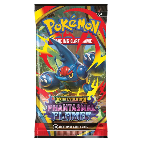 Pokemon: Scarlet & Violet: Mega Evolution - Phantasmal Flames: Sealed Booster Pack (English)