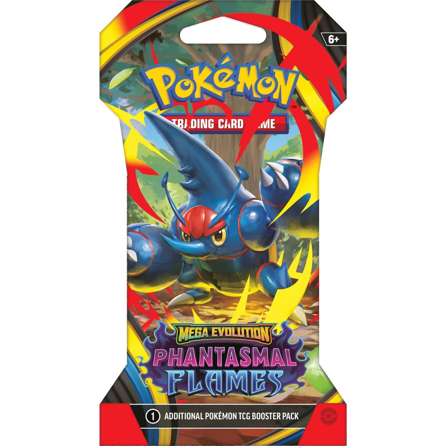 Pokemon: Mega Evolution: Phantasmal Flames: Sleeved Sealed Booster Pack (English)