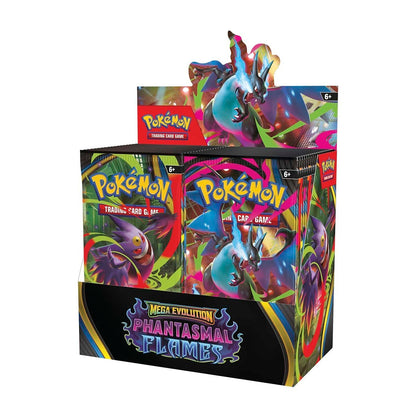 Pokemon: Scarlet & Violet: Mega Evolution - Phantasmal Flames: Sealed Booster Box Carton (English)