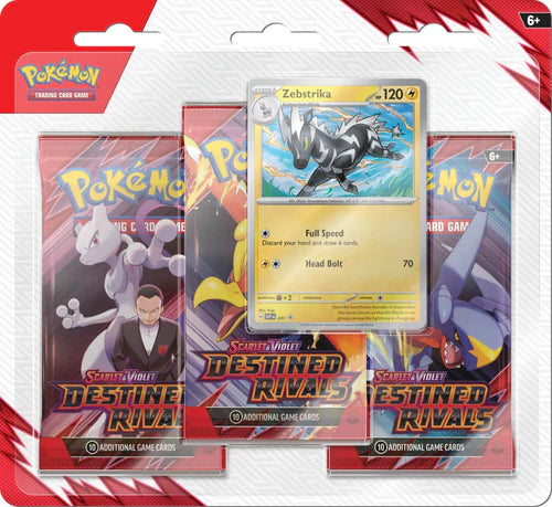 destined rivals sealed booster box Pokemon: Scarlet & Violet: Destined Rivals: Sealed 3 Booster Pack (Eng – Sealed & Slabbed