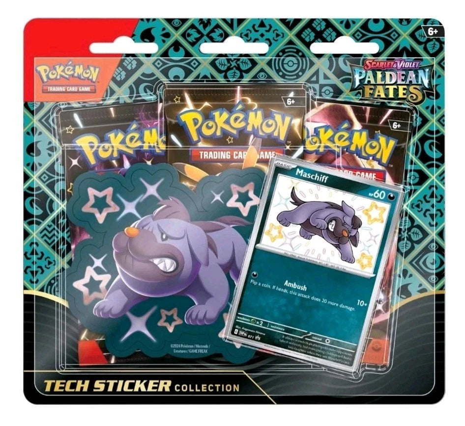 Pokémon: Scarlet & Violet: Paldean Fates: Tech Sticker Collection (English)