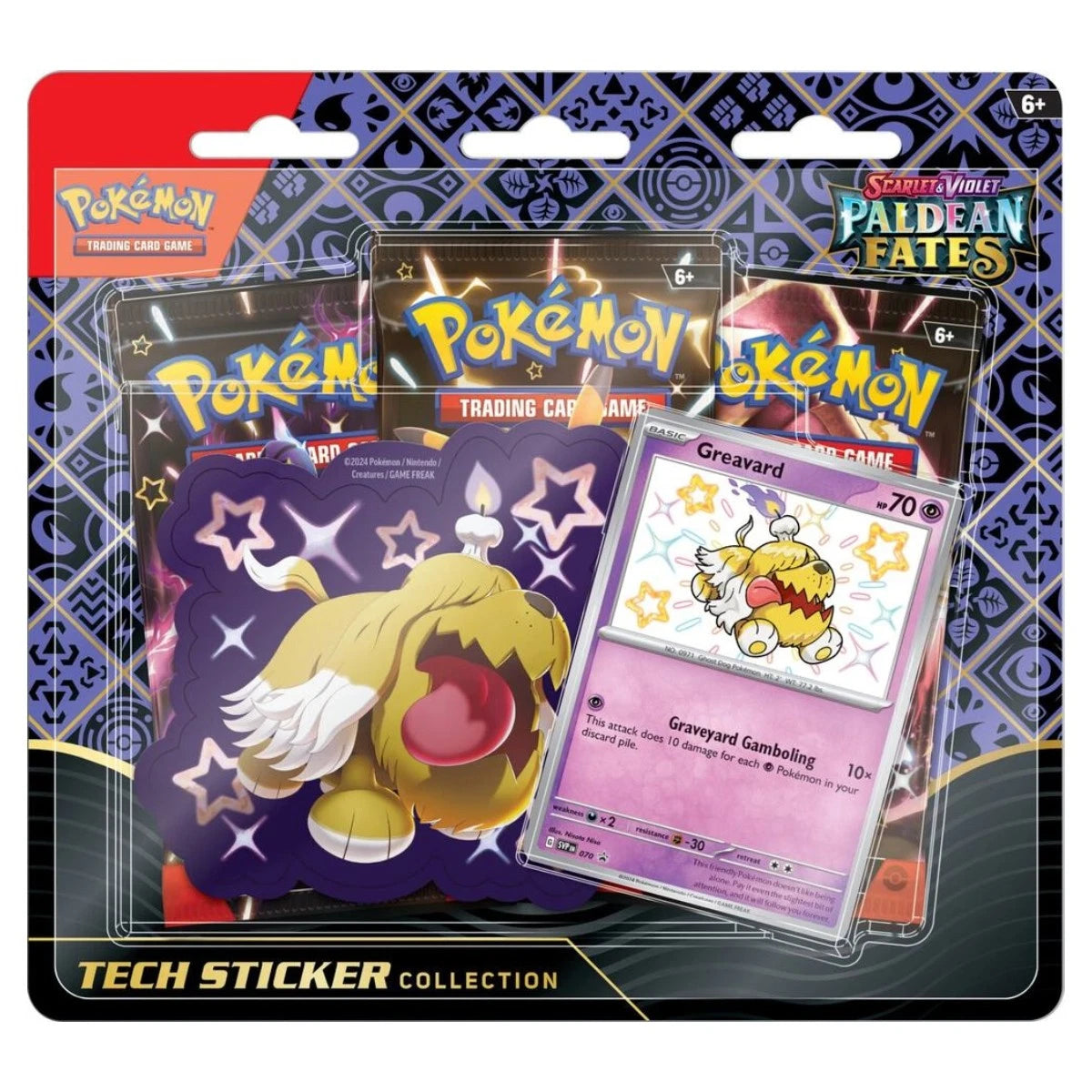 Pokémon: Scarlet & Violet: Paldean Fates: Tech Sticker Collection (English)