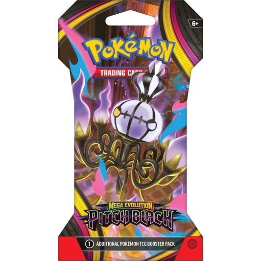Pokemon: Mega Evolution: Pitch Black: Sleeved Sealed Booster Pack (English)
