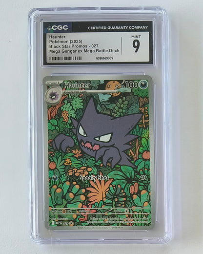 Pokemon: Haunter: 2025 Mega Evolution Promo #27: CGC Mint 9 (English)