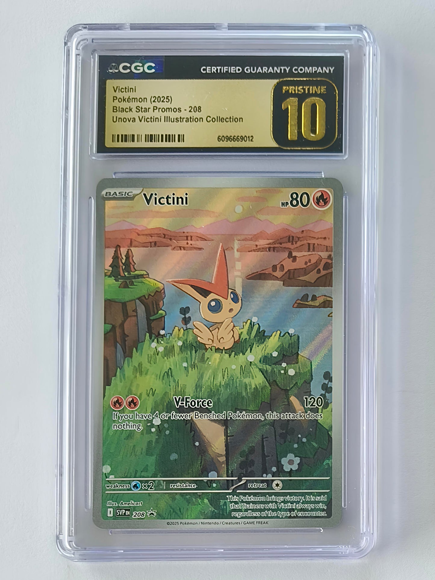 Pokemon: Victini: 2025 Scarlet & Violet Promo #208: CGC Pristine 10 (English)