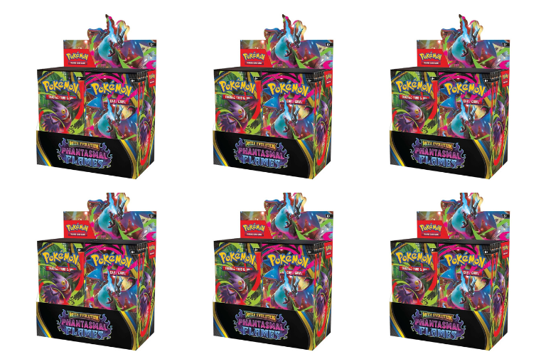 Pokemon: Scarlet & Violet: Mega Evolution - Phantasmal Flames: Sealed Booster Box Carton (English)