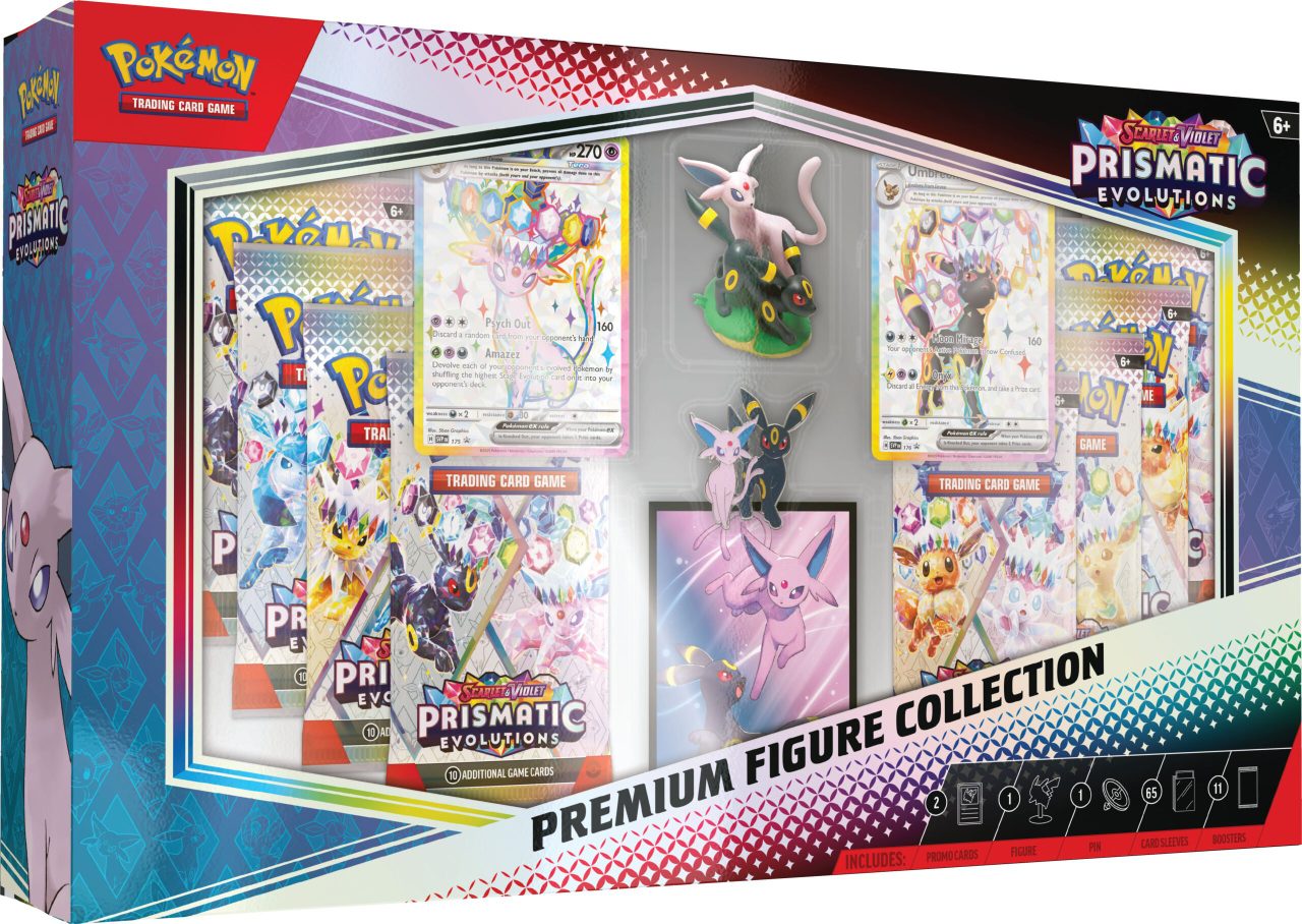 Pokemon: Scarlet & Violet: Prismatic Evolutions: Sealed Premium Figure Collection (English)