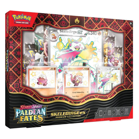 Pokémon: Scarlet & Violet: Paldean Fates: Sealed Skeledirge EX Premium Collection (English)