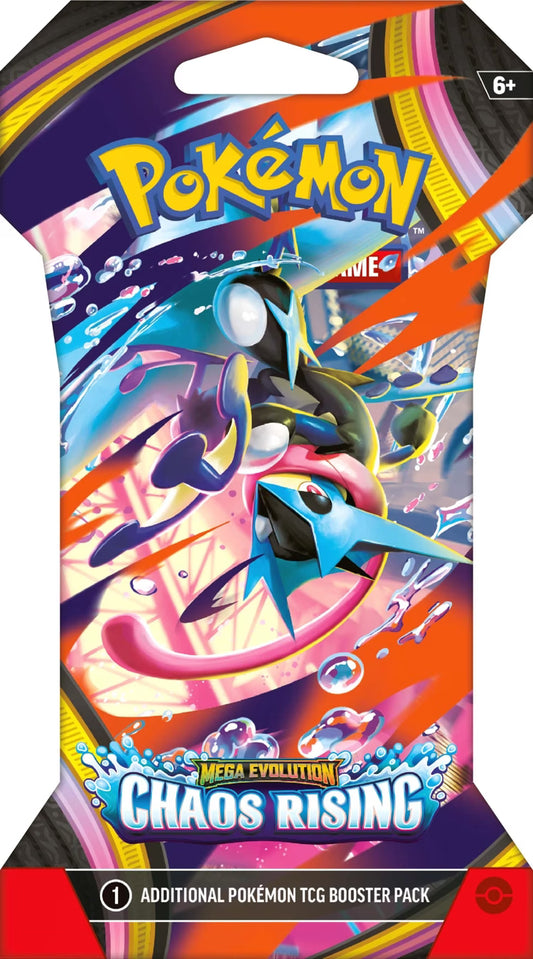 Pokemon: Mega Evolution: Chaos Rising: Sleeved Sealed Booster Pack (English)