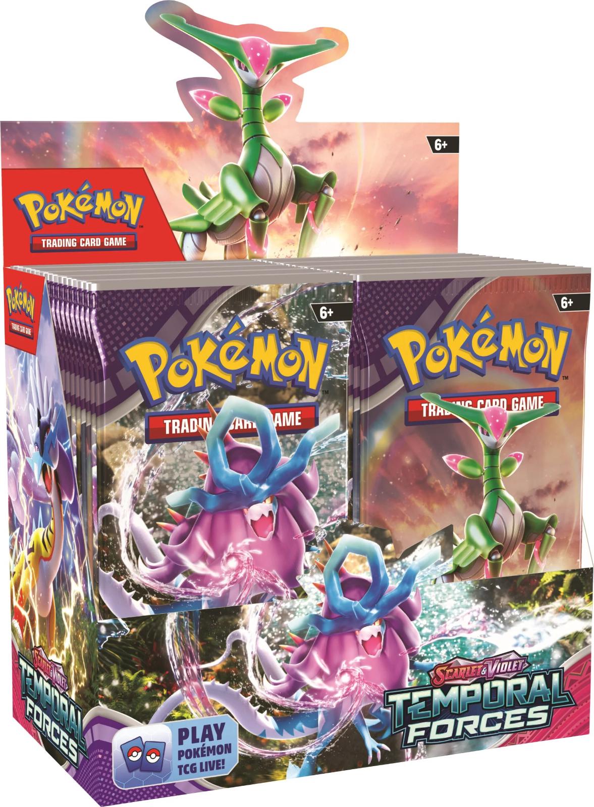 Pokemon: Scarlet & Violet: Temporal Forces: Sealed Booster Box (English)