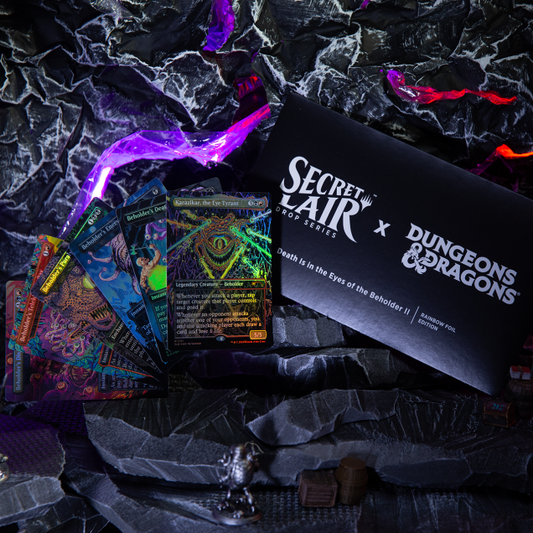 Magic the Gathering: Secret Lair x Dungeons & Dragons: Death is in the Eyes of the Beholder II: Rainbow Foil (English)