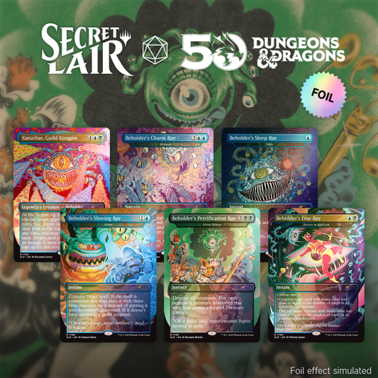 Magic the Gathering: Secret Lair x Dungeons & Dragons: Death is in the Eyes of the Beholder I: Rainbow Foil (English)