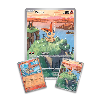 Pokémon: Scarlet & Violet: Black Bolt & White Flare: Sealed Victini Illustration Collection (English)