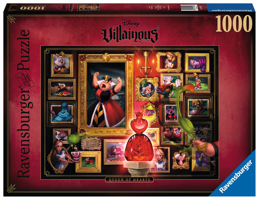 Ravensburger 1,000pc Puzzle: Disney Villainous: Queen of Hearts